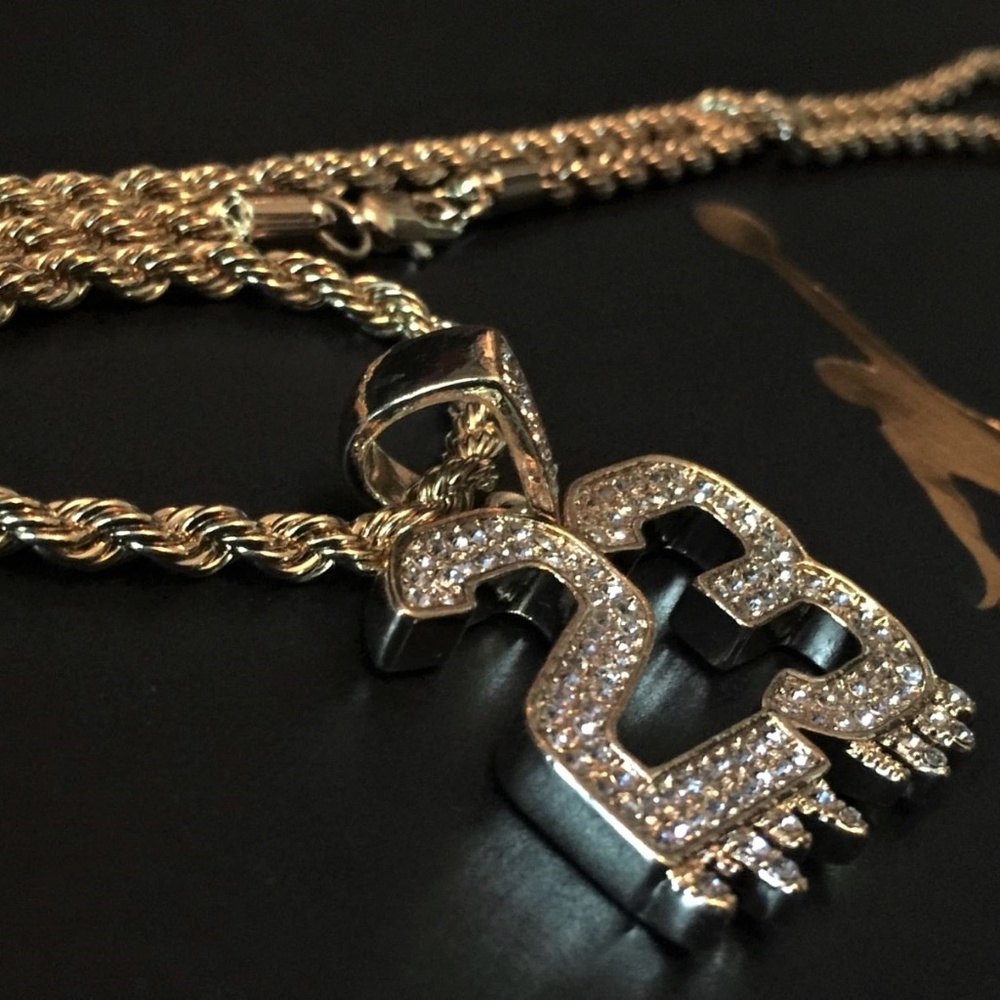 Necklace Gold- Jordan "Drip23" Exclusive - $80